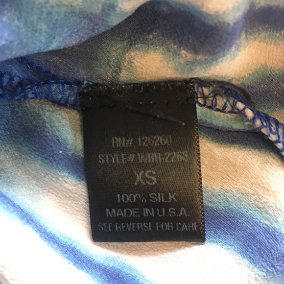 Silk Sleeveless Tie-Dye Top - Picture 4 of 6